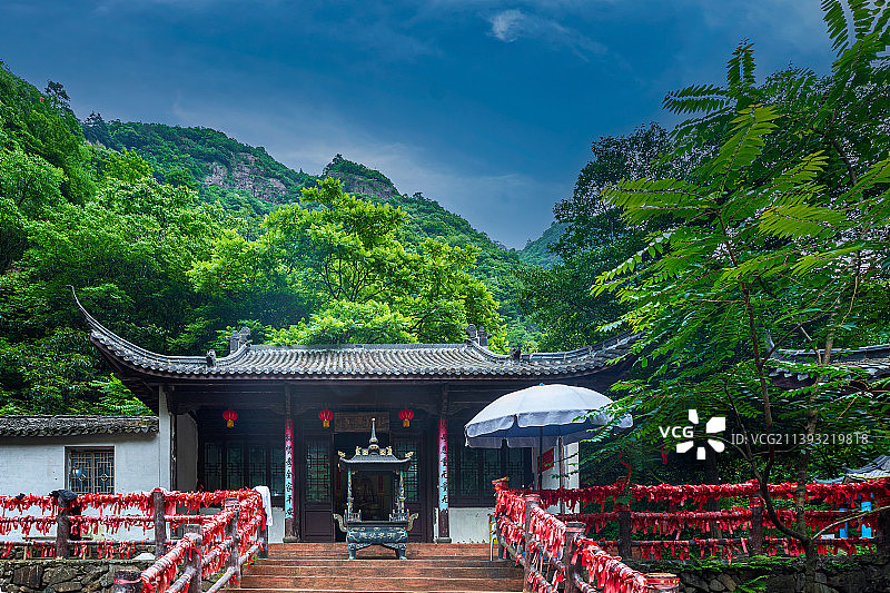 浙江省安吉县-浙北大峡谷-红林禅寺（29）图片素材