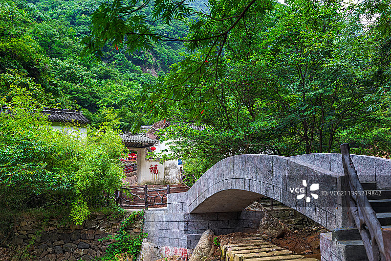 浙江省安吉县-浙北大峡谷-红林禅寺（52）图片素材