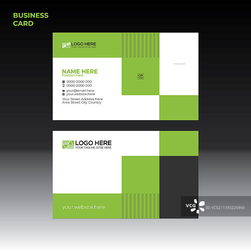 通用商务名片图片素材