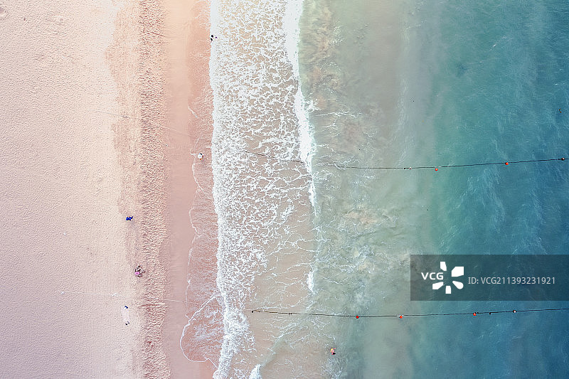 三亚大东海航拍/海南旅游图片素材