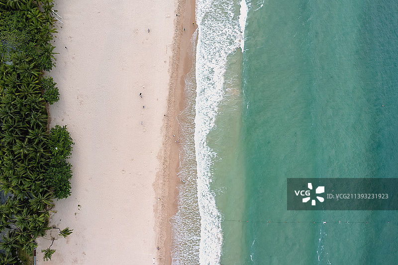 三亚大东海航拍/海南旅游图片素材