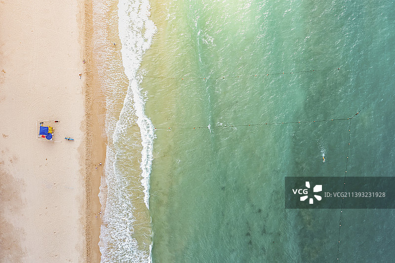 三亚大东海航拍/海南旅游图片素材