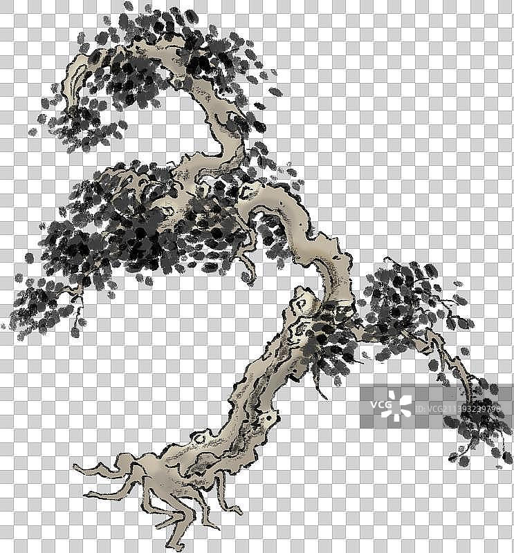 国画树图片素材