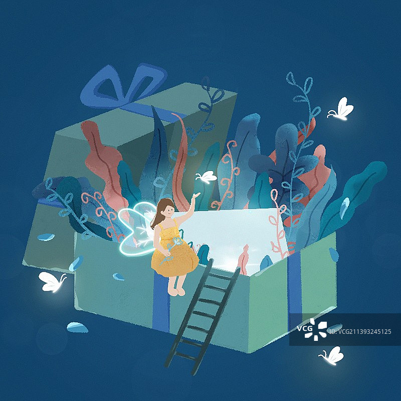 梦幻礼物盒图片素材