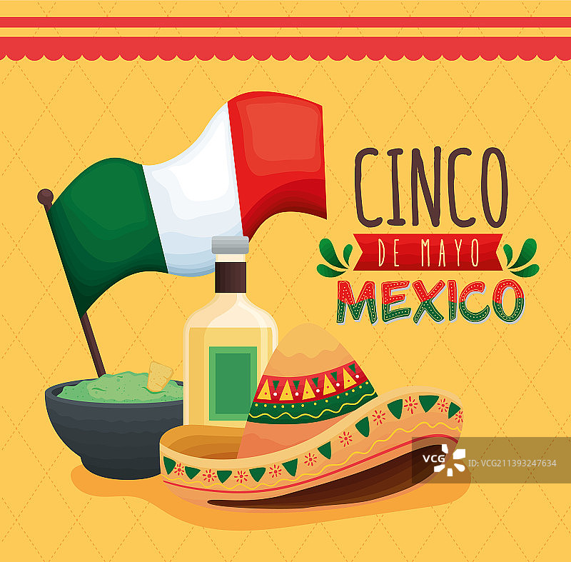 墨西哥庆祝海报图片素材