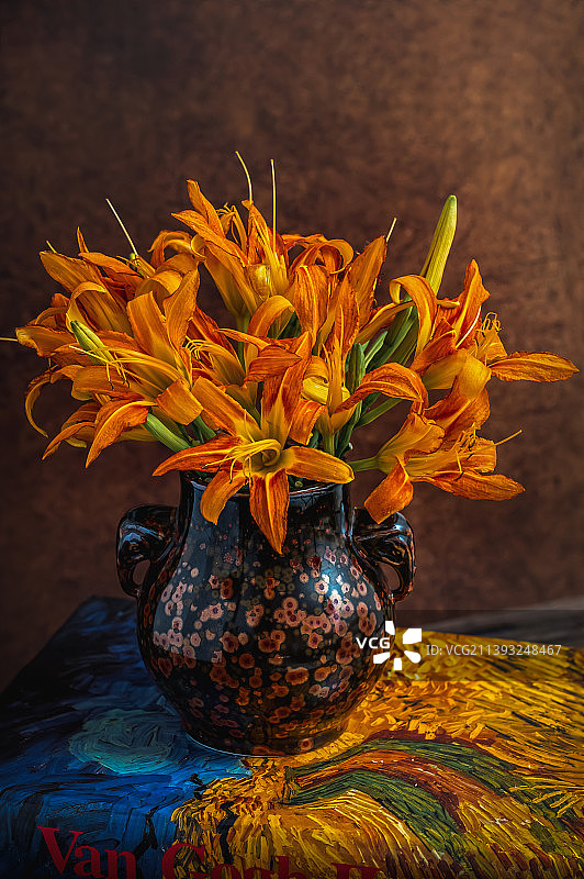 静物瓶花图片素材