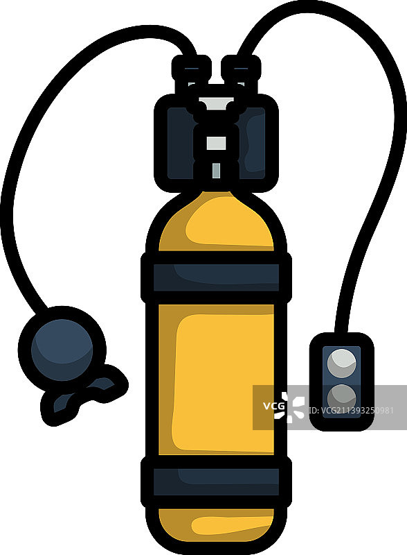 水肺潜水图标图片素材