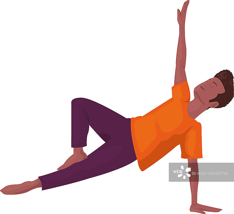 男子瑜伽设计图片素材