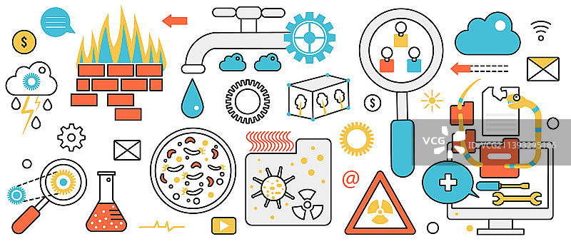 网络安全与个人数字数据泄露图片素材