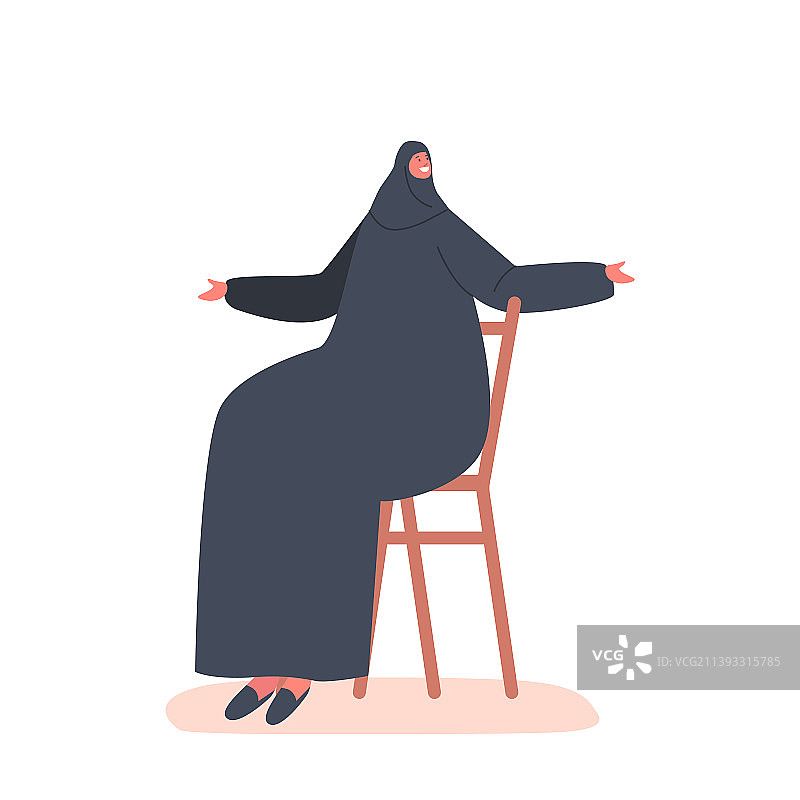 身穿传统服饰的阿拉伯妇女图片素材