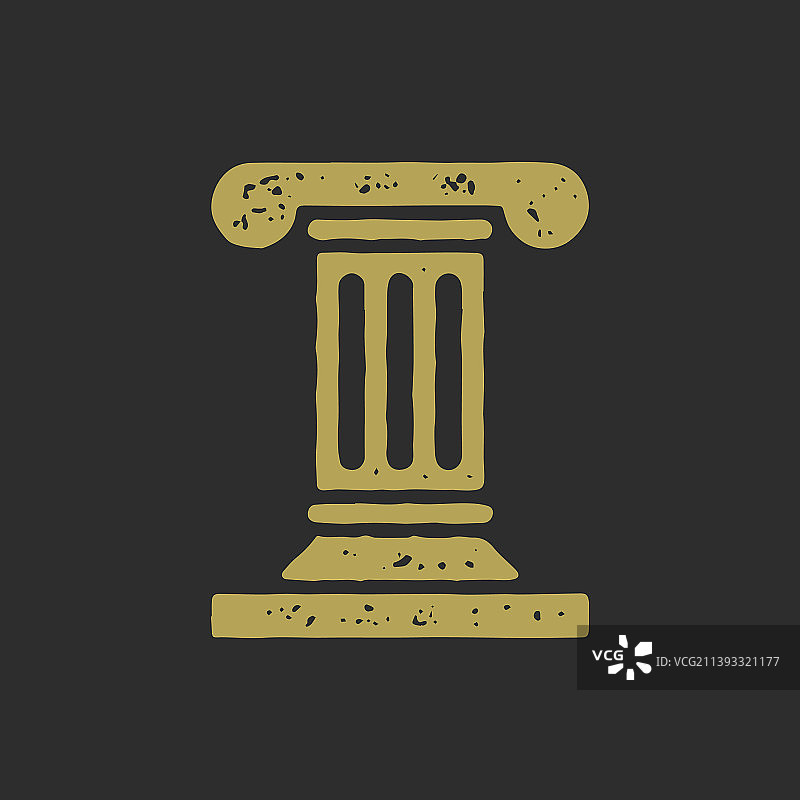 古希腊文化装饰柱图片素材