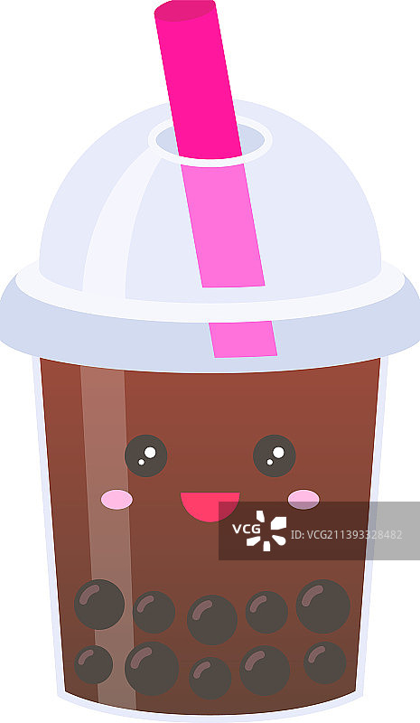 冰镇可可珍珠奶茶图片素材