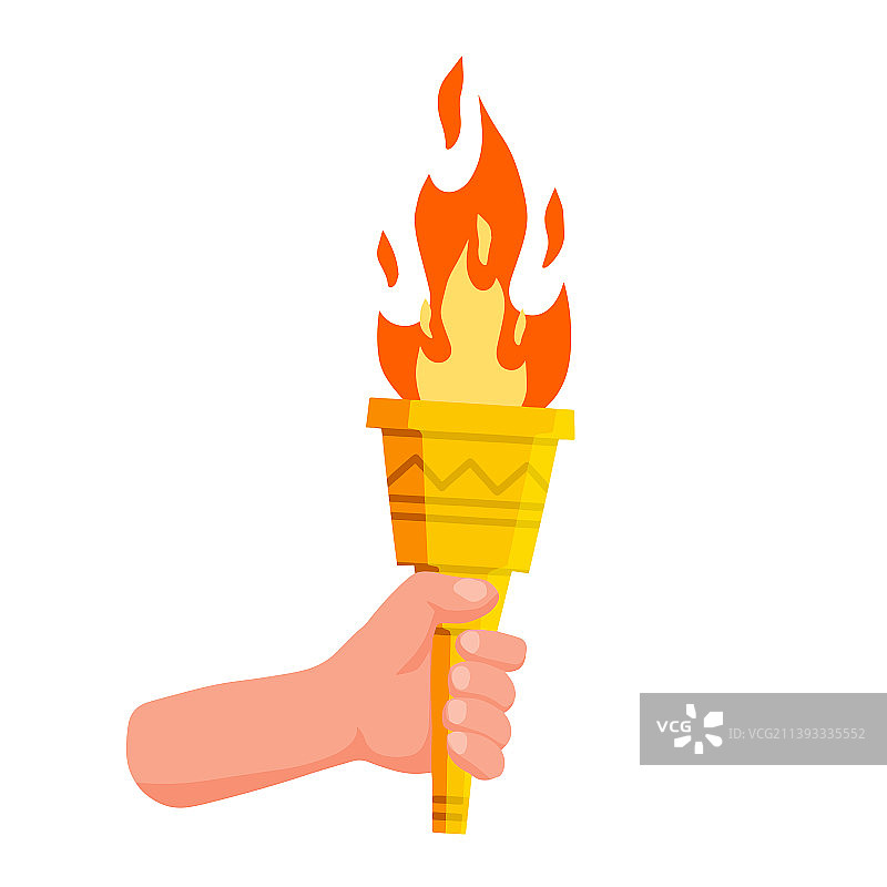 手持奥运火炬图片素材