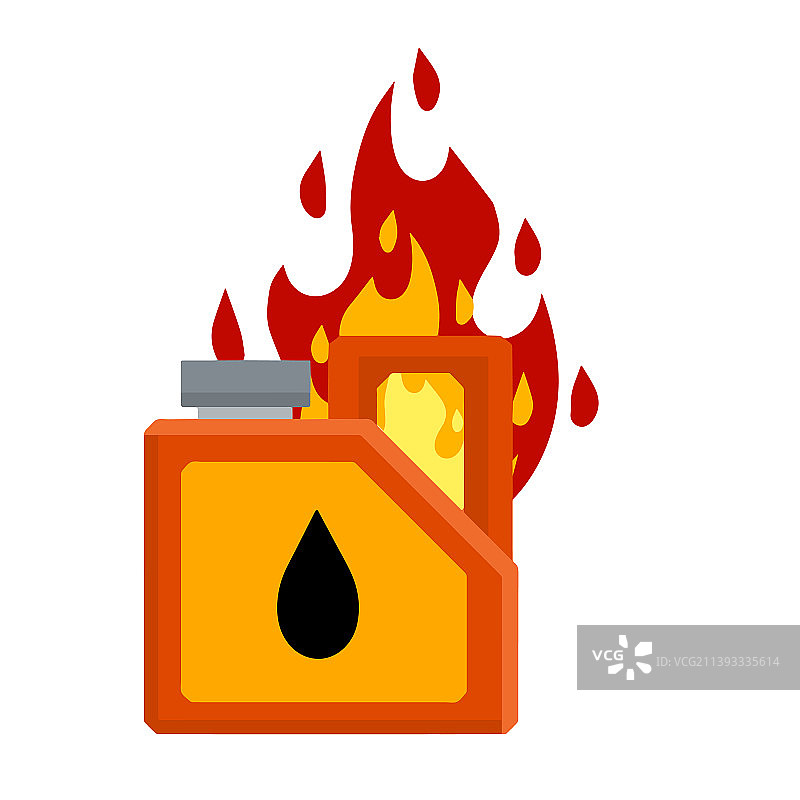 红色油箱燃料罐图片素材