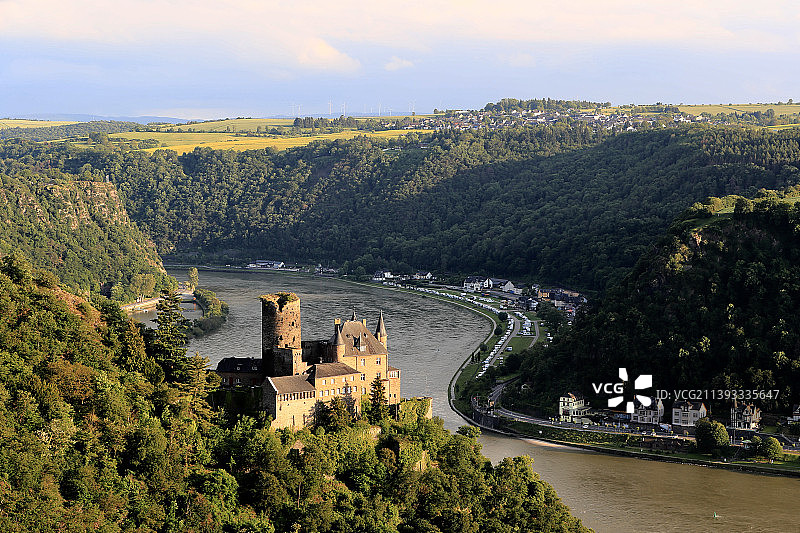 莱茵河风光图片素材