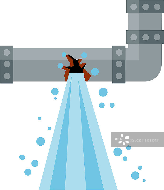 用于污水排放的钢管图片素材