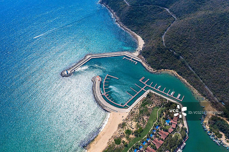 瑞吉酒店码头出海口图片素材