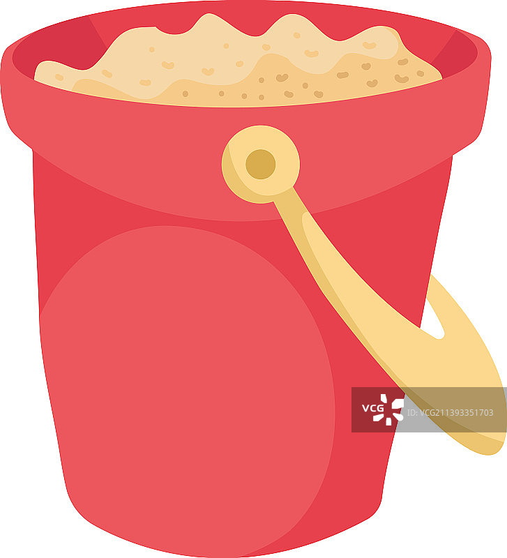 塑料沙滩桶玩具图片素材