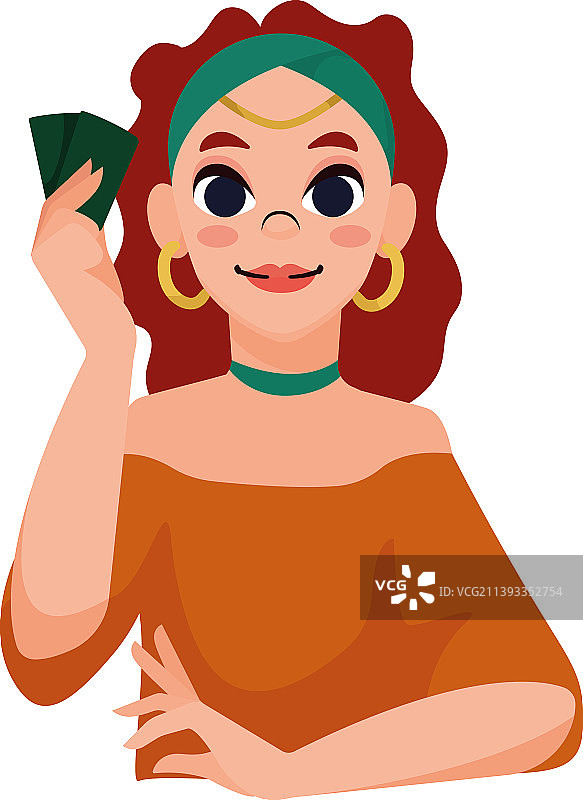 纸牌占卜师图片素材