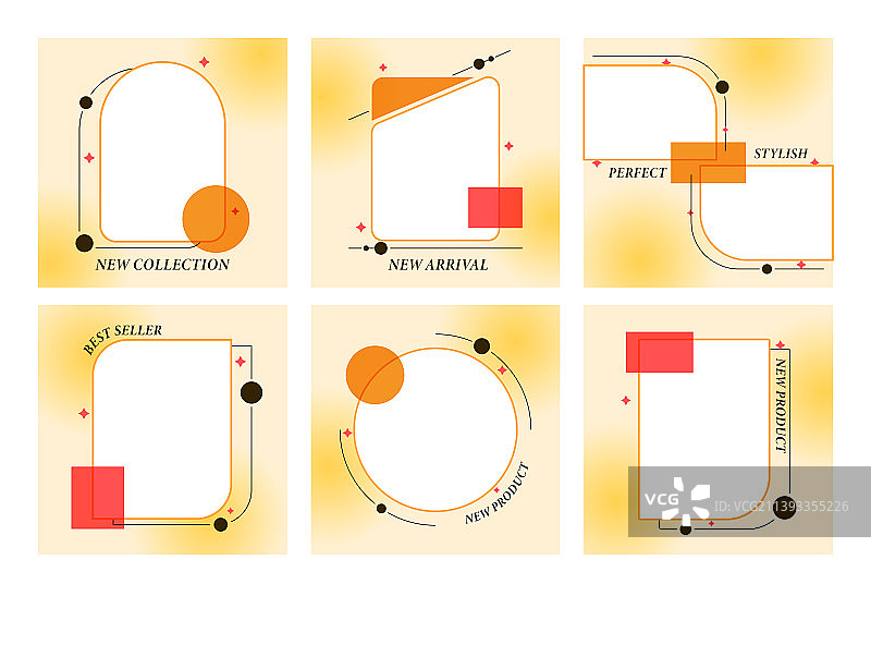 社交媒体模板图片素材