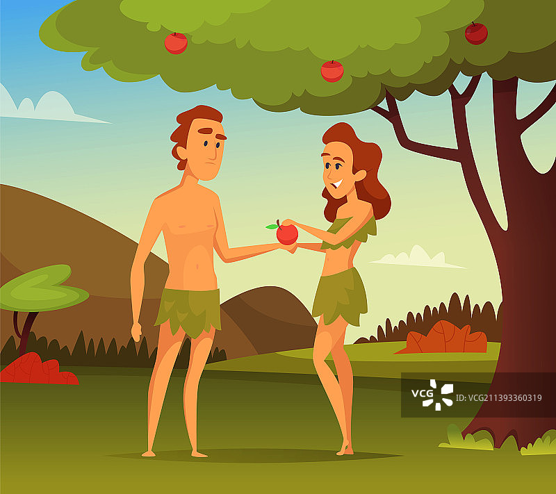 圣经故事诱惑背景图片图片素材