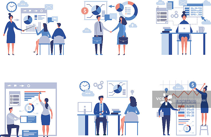 抽象商务场景合集图片素材