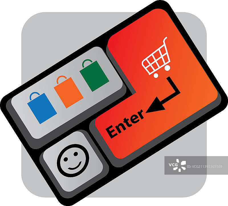 在线购物进入键图片素材