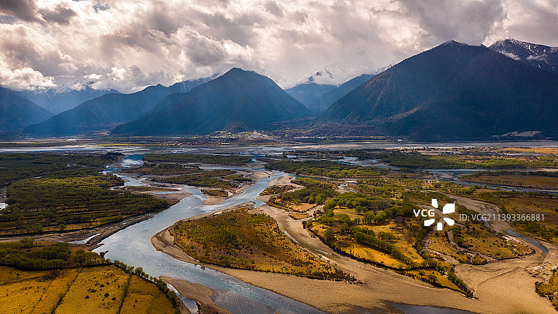 西藏雅尼国家湿地公园图片素材