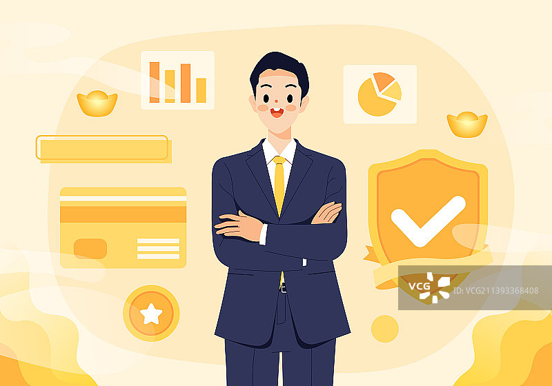 商务人士和金融理财图片素材