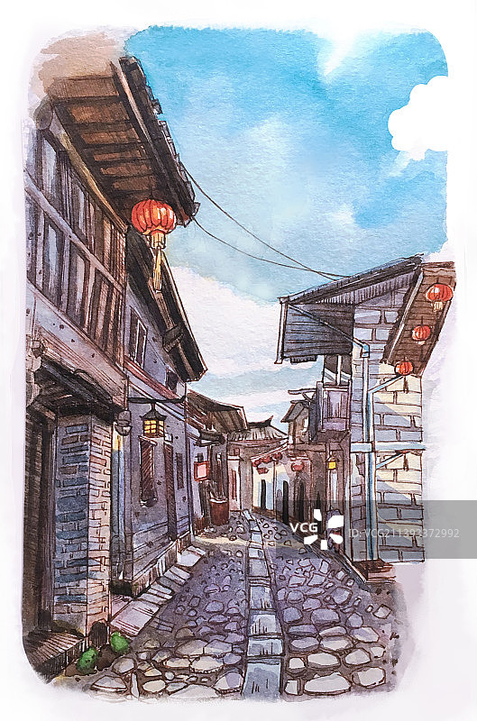 二十四节气之寒露插画图片素材