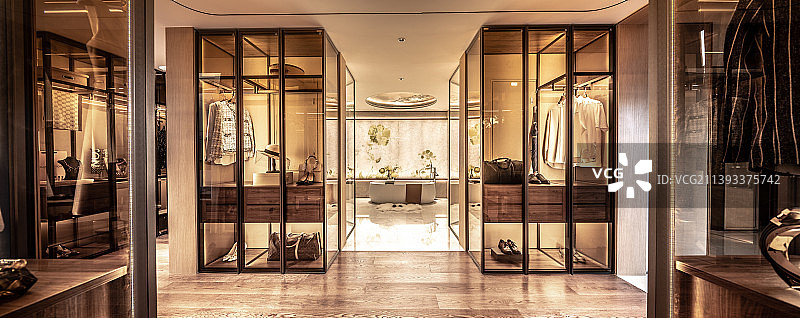样板间衣帽间图片素材