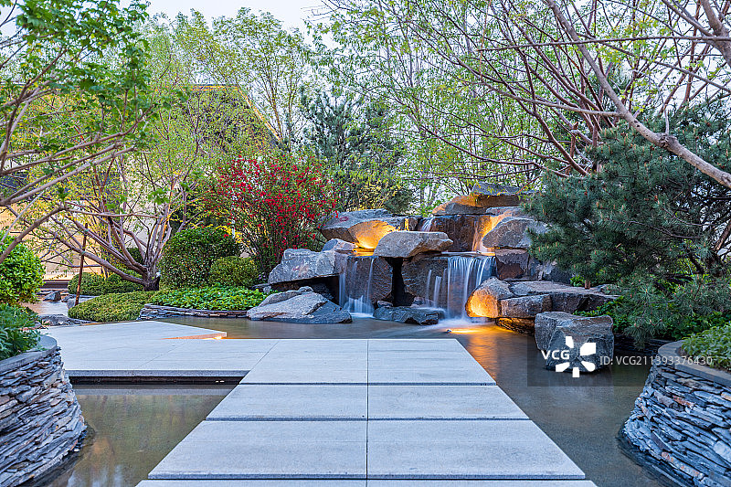 房地产园林美景图片素材