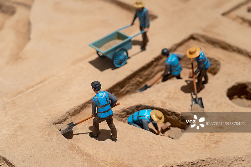 考古发掘现场图片素材