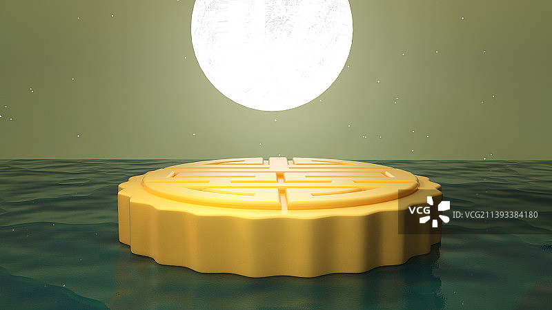 中秋节月饼场景图片素材