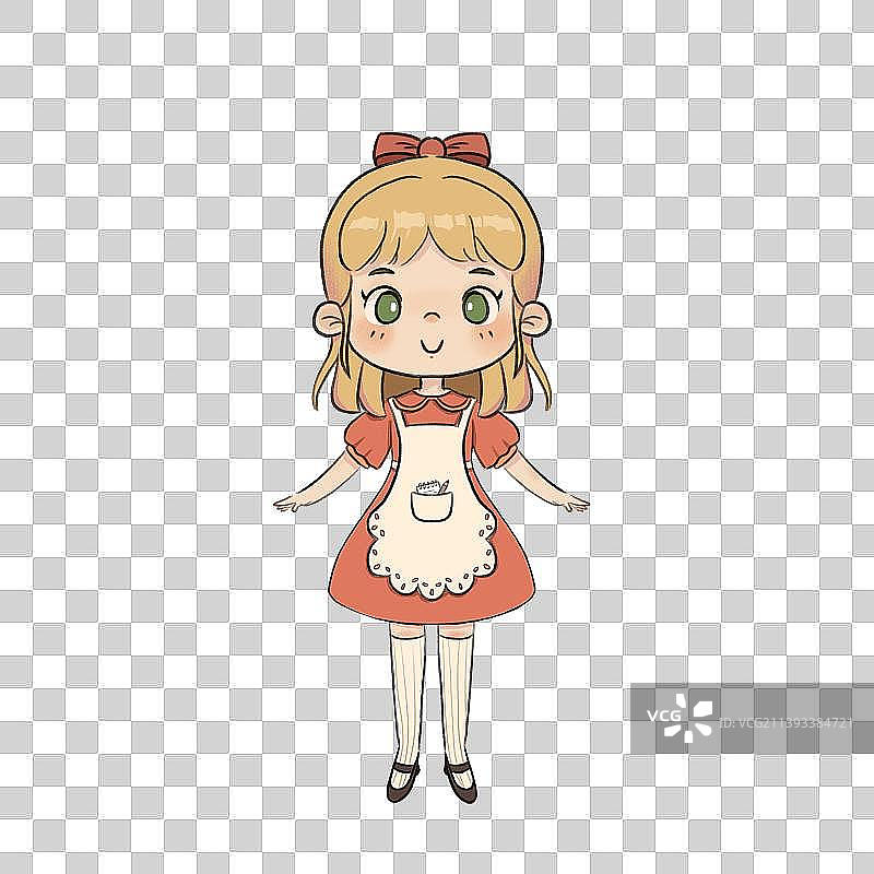 服务员图片素材