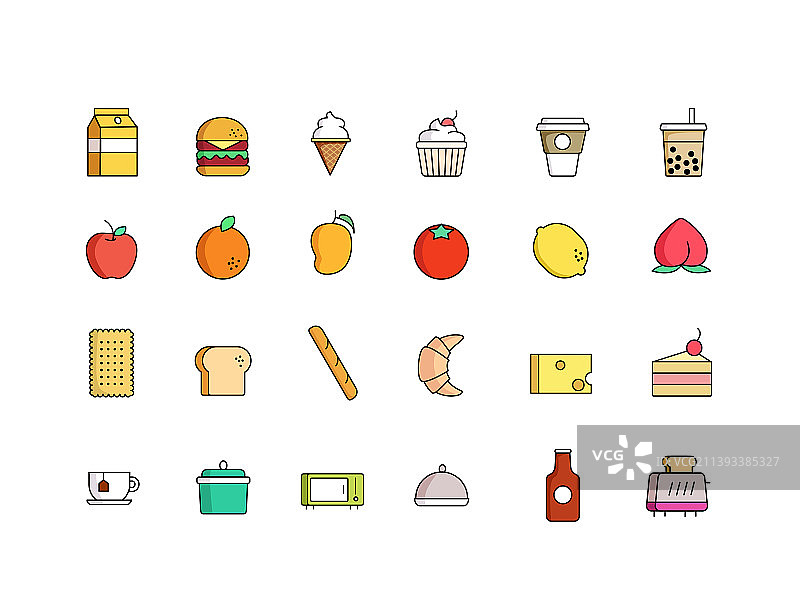 食物图标图片素材