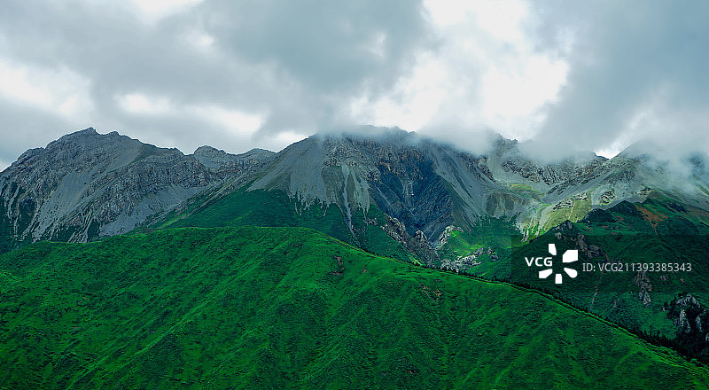 黄龙的山图片素材