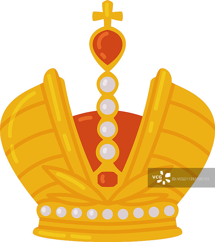 俄罗斯传统礼仪金色主教冠图片素材