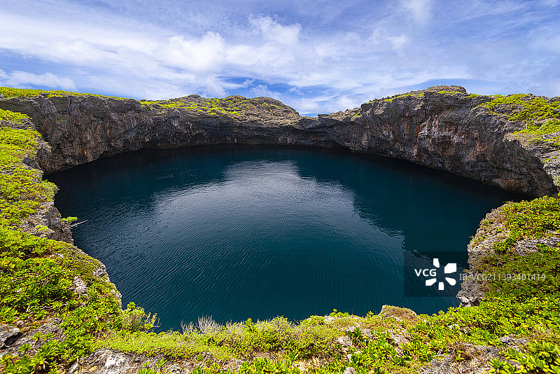 冲绳下地岛的通池风景名胜图片素材