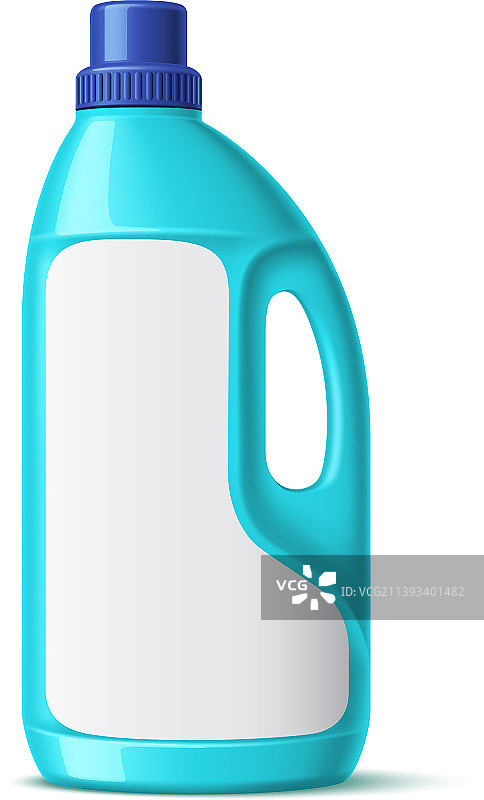 带手柄的蓝色塑料瓶家用模型图片素材