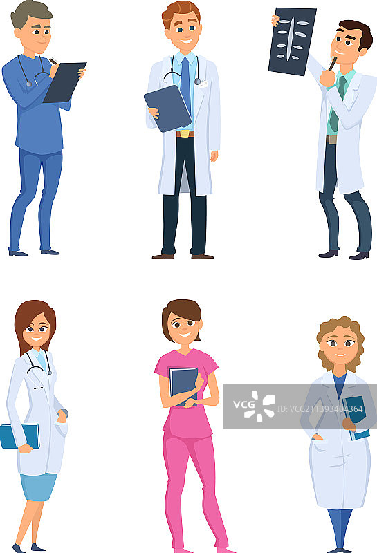 医疗保健人物医生和护士图片素材