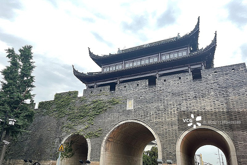 苏州阊门商业街区图片素材