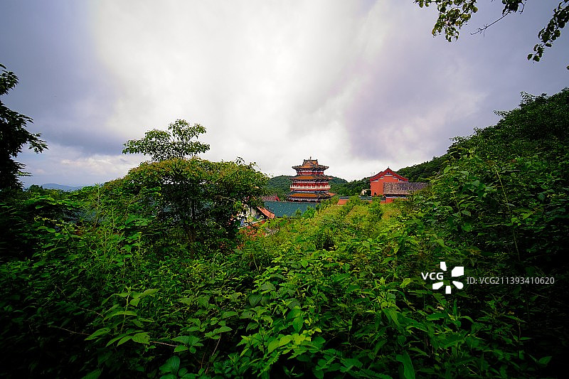 天门山寺图片素材