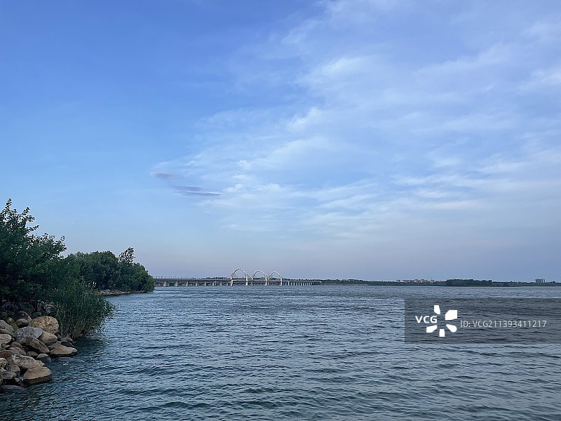 江西九江八里湖风光图片素材