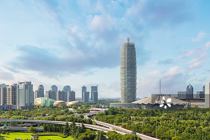 郑州地标建筑大玉米图片素材