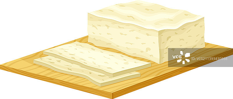 豆制品豆腐切片图片素材