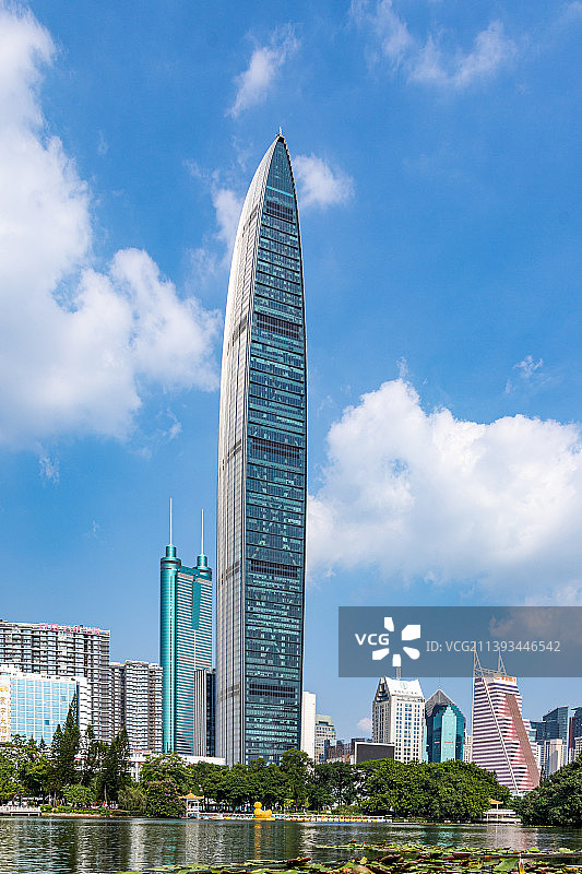 深圳城市风光京基100大厦地王大厦图片素材