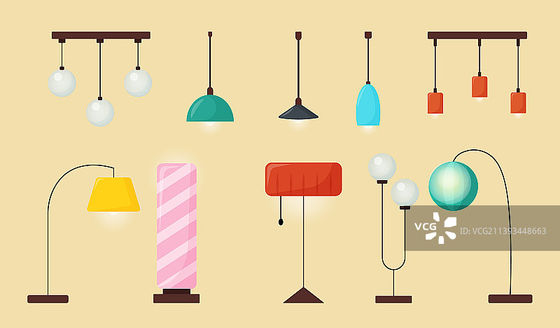 灯具套装图片素材