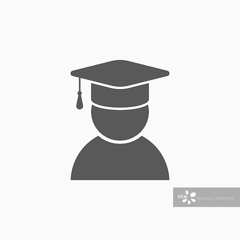 毕业帽图标教育帽图片素材