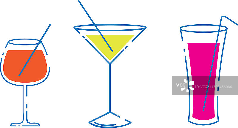 鸡尾酒合集图片素材